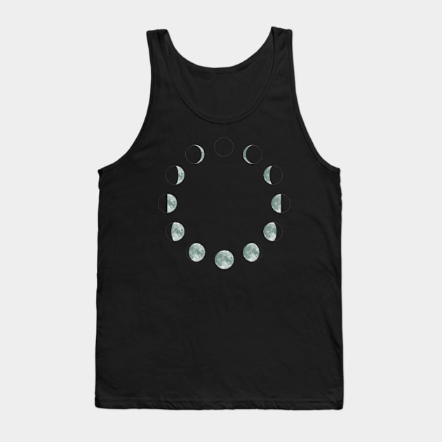 Moon Phases Tank Top by shamila